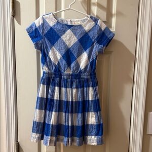 Crewcuts Blue and White Checkered Kids Dress